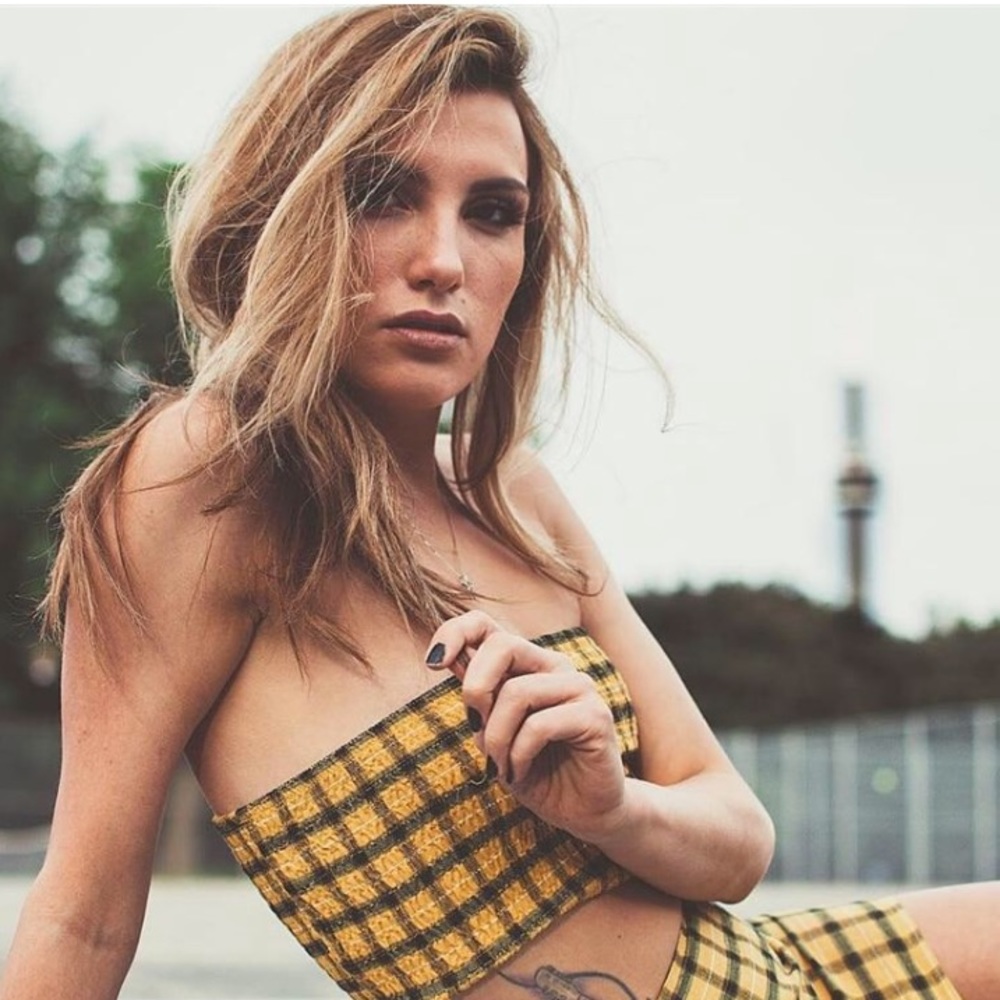 Clueless inspired crop top & skirt